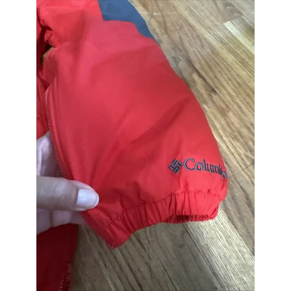 Columbia Youth Insulated Snow Bib Orange Size 4T Snowboard Ski Winter